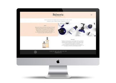 Balmoria 至美之形 — VI影像交互网站设计